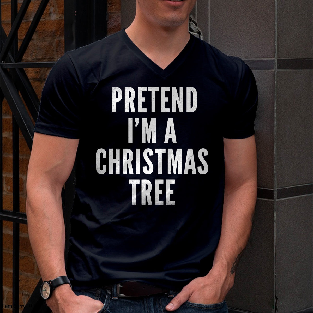 Christmas Shirts for Family, Funny christmas shirts, Christmas Unisex T-Shirt/Hoodie/Sweatshirt HLT00 - Funny Pretend Im A Christmas Tree Adult Christmas Costume T-Shirt