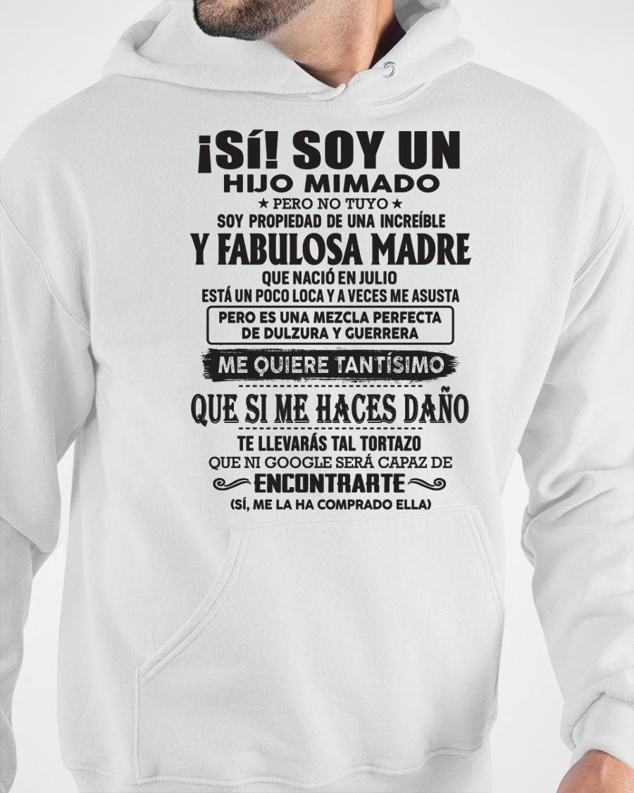 Madre increíble nació en julio – Regalo especial para hijo – T07 (SKU06-12)