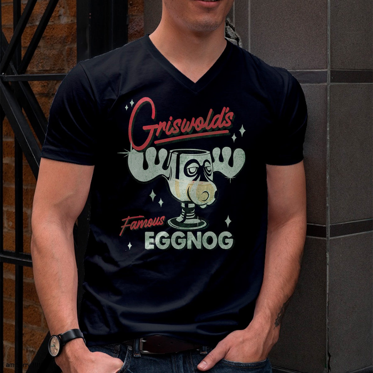 Christmas Shirts for Family, Funny christmas shirts, Christmas Unisex T-Shirt/Hoodie/Sweatshirt HLT00 - National Lampoon's Christmas Vacation Griswold's Eggnog T-Shirt