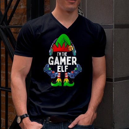Christmas Shirts for Family, Funny christmas shirts, Christmas Unisex T-Shirt/Hoodie/Sweatshirt HLT00 - Gamer Elf Matching Family Christmas T-Shirt