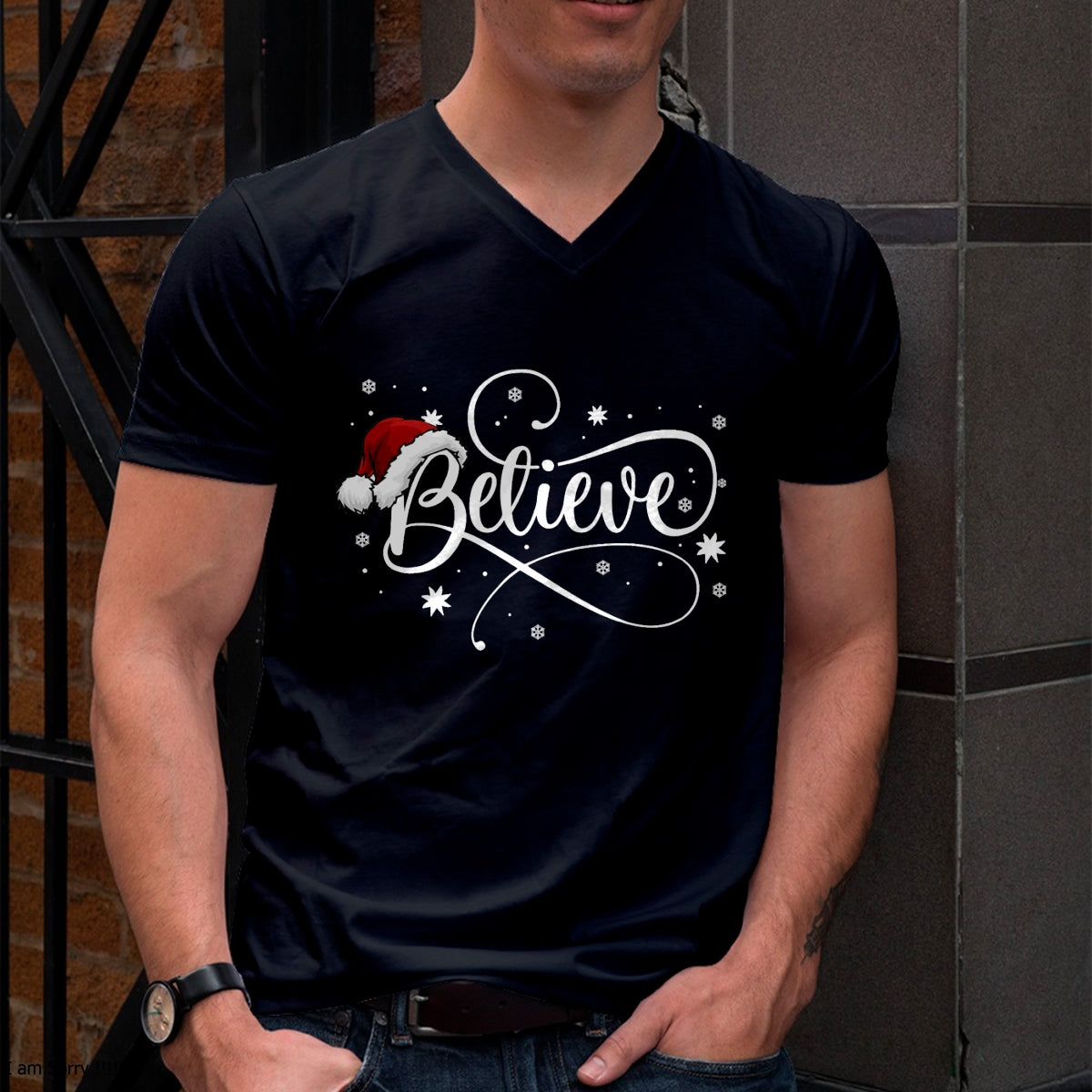 Christmas Shirts for Family, Funny christmas shirts, Christmas Unisex T-Shirt/Hoodie/Sweatshirt HLT00 - Christmas - Believe Santa Claus Believe Christmas Kids T-Shirt