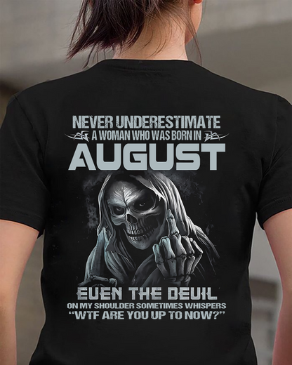 AUGUST - NEVER UNDERESTIUNDER A WOMAN - FMA (SKU09-13-08)
