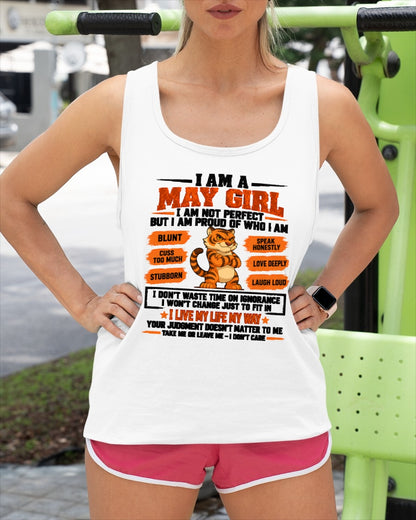 "I AM A MAY GIRL" - Birthday Gift For May Girls - FMA ccdi05 (SKU2609-317-05)