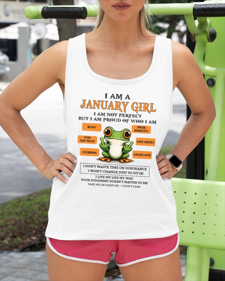 "I AM A JANUARY GIRL" - Birthday Gift For January Girls - FMA ccdi01 (SKU2602-189-01)