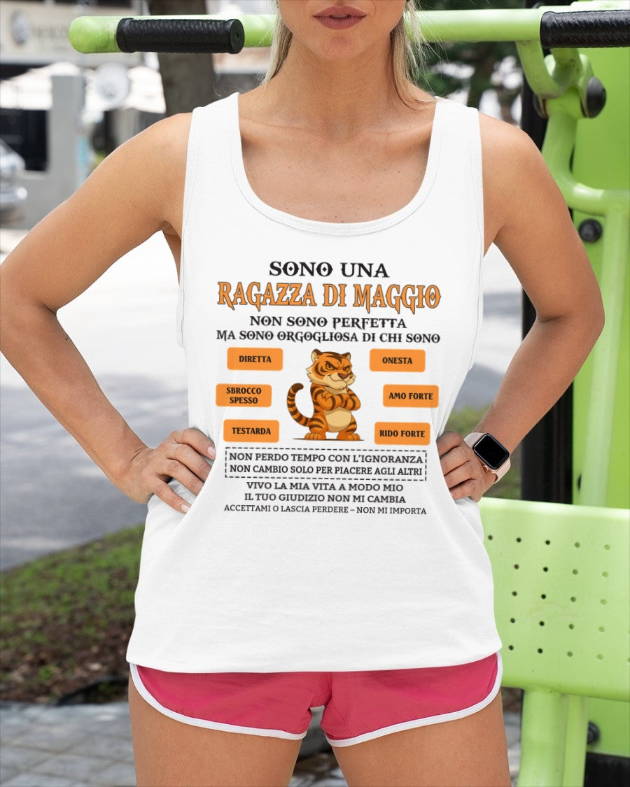 ITA - “SONO UNA RAGAZZA DI MAGGIO” – Regalo di compleanno per ragazze nate a maggio – FMA CCDI05 (SKU2605-335-05)