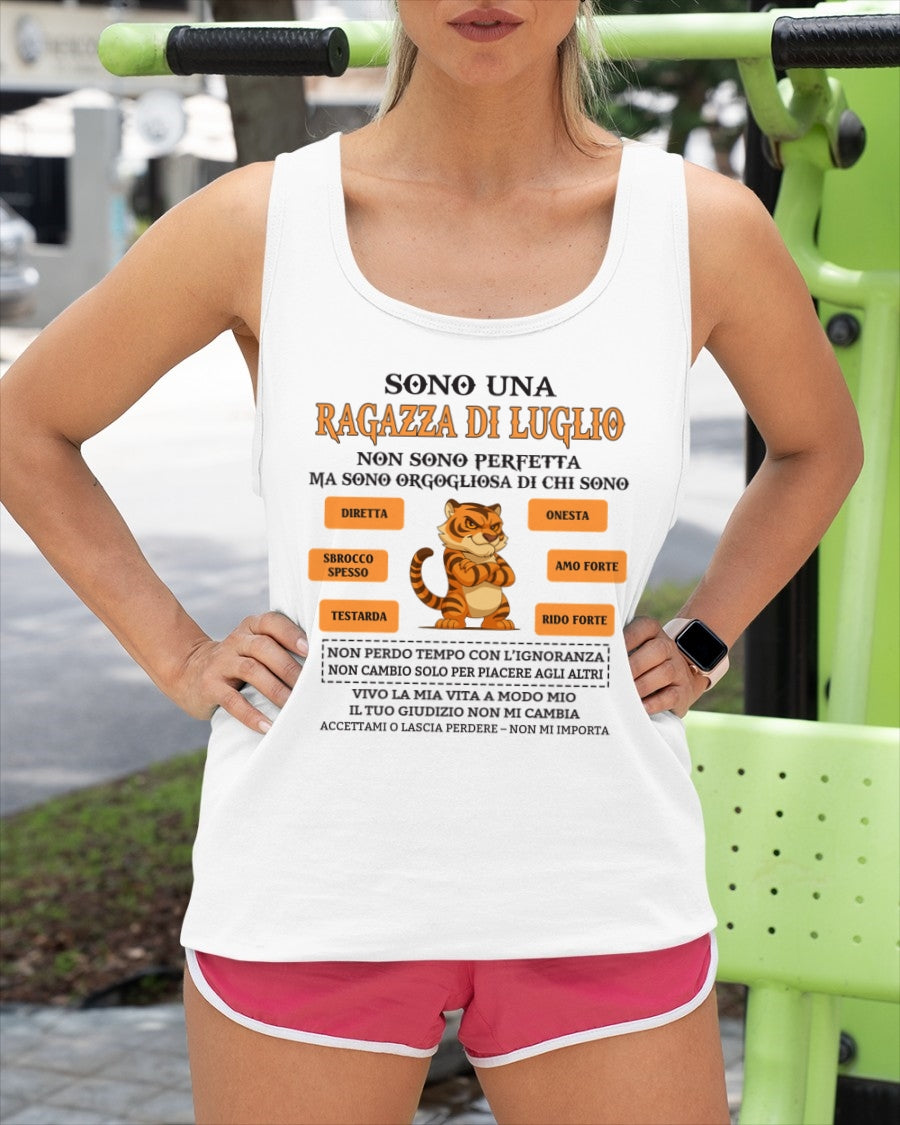 ITA - “SONO UNA RAGAZZA DI LUGLIO” – Regalo di compleanno per ragazze nate a luglio – FMA CCDI07 (SKU2605-335-07)