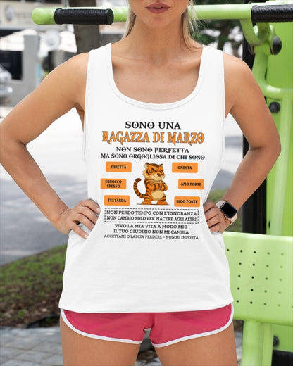 ITA - “SONO UNA RAGAZZA DI MARZO” – Regalo di compleanno per ragazze nate a marzo – FMA CCDI03 (SKU2605-335-03)