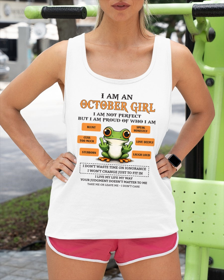 "I AM AN OCTOBER GIRL" - Birthday Gift For October Girls - FMA ccdi10 (SKU2602-189-10)