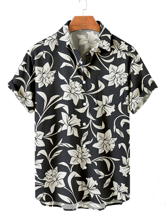 Hawaiian Shirt – Men's Summer Floral Hawaiian Vacation Shirt