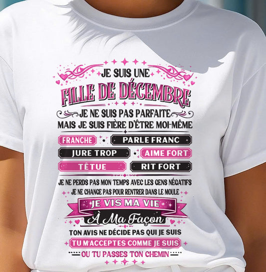 JE SUIS UNE FILLE DE DÉCEMBRE - fma ccdi12 / fr12 (SKU2603-295-12)