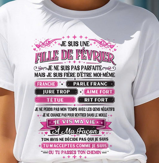 JE SUIS UNE FILLE DE FÉVRIER  - fma ccdi02 / fr02 (SKU2603-295-02)