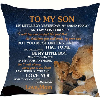 Special Gift For Your Son From Mom- Pillow (SKUP10-110)