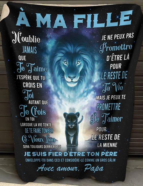 Cadeau Spécial Pour Ta Fille Couverture - De Papa (SKU2610-311)