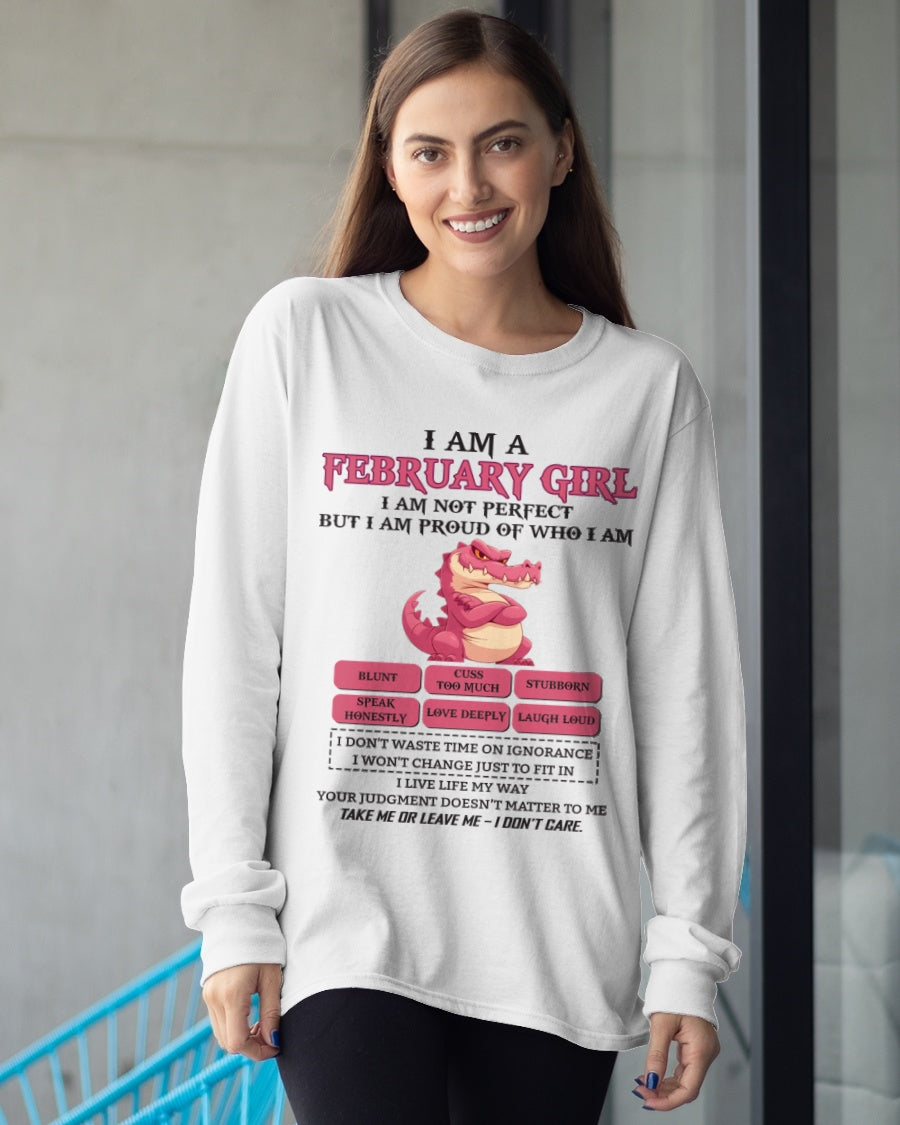 February Girl Shirt – Birthday Gift for Women - ccdi02 FMA (SKU10-80-02)