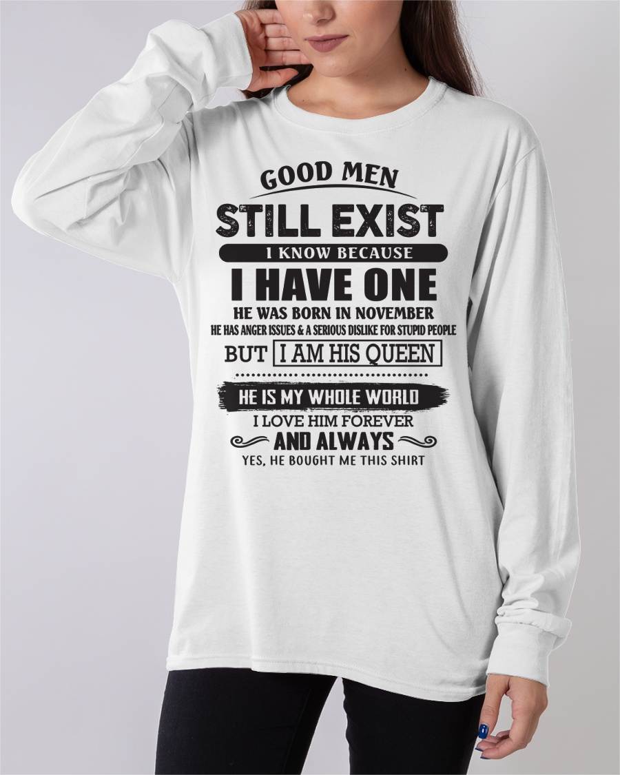 November - Good Men Still Exist - Perfect Gift For Girlfriend, Wife From Husband - CCDI11 (SKU07-166-11)