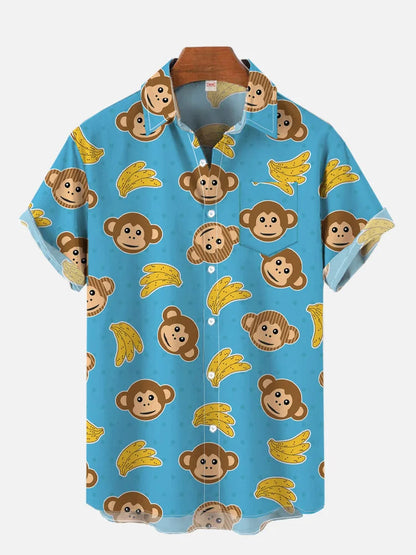 Hawaiian Shirt – Men's 3D Animal Graphic Vacation Shirt