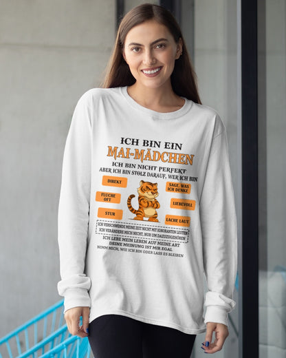 DEU05 - "ICH BIN EIN MAI-MÄDCHEN" – Geburtstagsgeschenk für Mai-Mädchen – FMA ccdi05 (SKU2605-369-05)