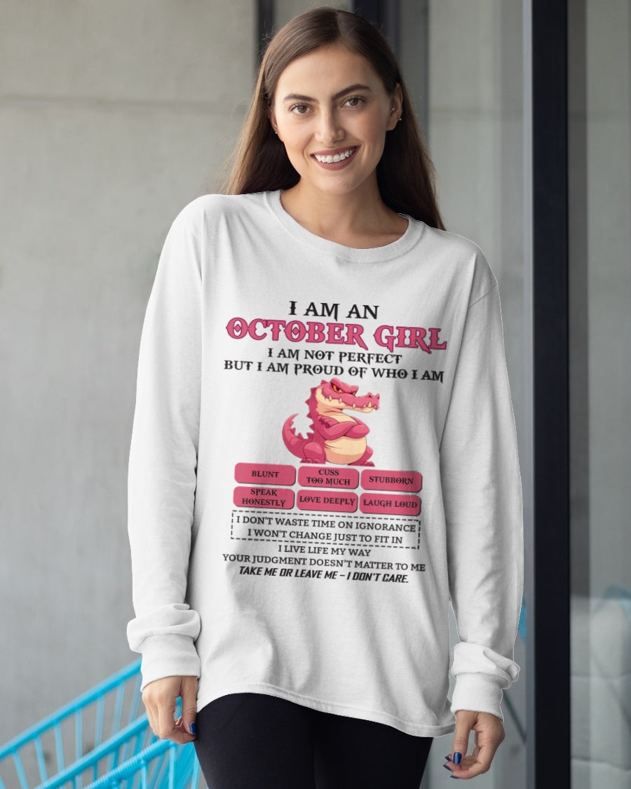 October Girl Shirt – Birthday Gift for Women - ccdi10 FMA (SKU10-80-10)