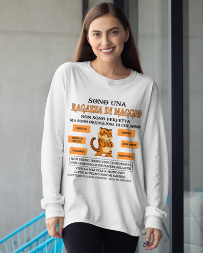 ITA - “SONO UNA RAGAZZA DI MAGGIO” – Regalo di compleanno per ragazze nate a maggio – FMA CCDI05 (SKU2605-335-05)