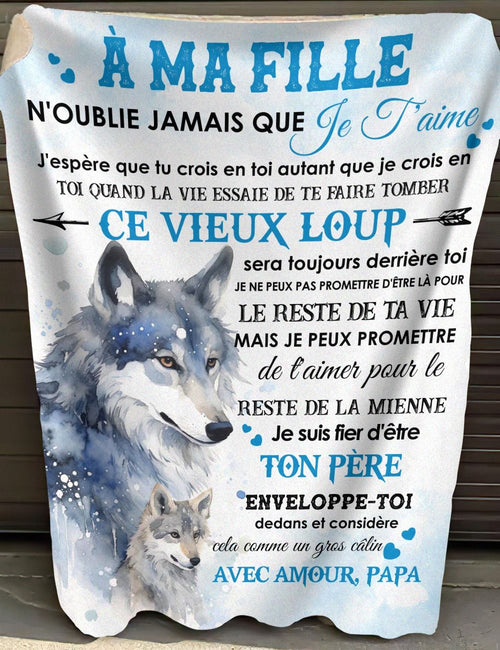 Cadeau Spécial Pour Ta Fille Couverture - De Papa (SKU2604-328)
