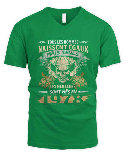 TOUS LES HOMMES NAISSENT ÉGAUX MAIS SEULS LES MEILLEURS SONT NÉS EN Fr1978