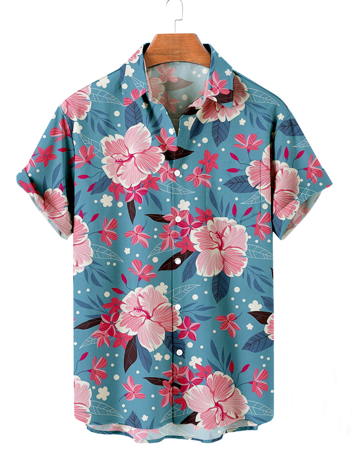 Hawaiian Shirt – Men's Summer Floral Hawaiian Vacation Shirt