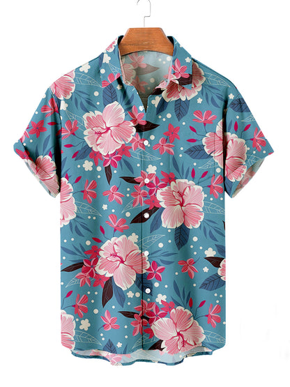 Hawaiian Shirt – Men's Summer Floral Hawaiian Vacation Shirt