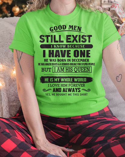 December - Good Men Still Exist - Perfect Gift For Girlfriend, Wife From Husband - CCDI12 (SKU07-166-12)