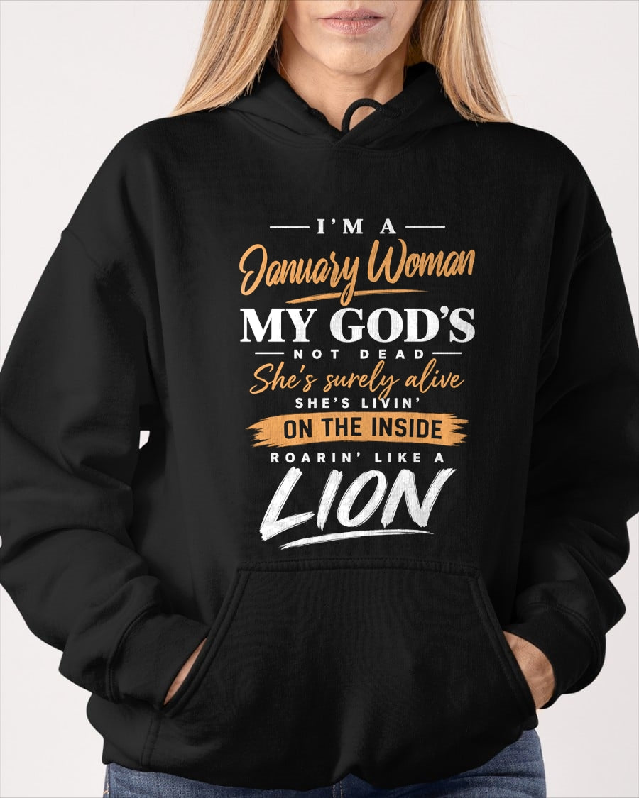 ccdi01 - I’M A JANUARY WOMAN MY GOD’S NOT DEAD - FMA (SKU2608-507-01)