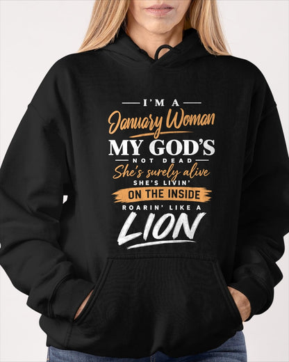 ccdi01 - I’M A JANUARY WOMAN MY GOD’S NOT DEAD - FMA (SKU2608-507-01)