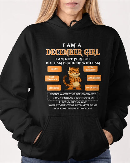 "I AM A DECEMBER GIRL" - Birthday Gift For December Girls - FMA ccdi12 (SKU2606-387-12)