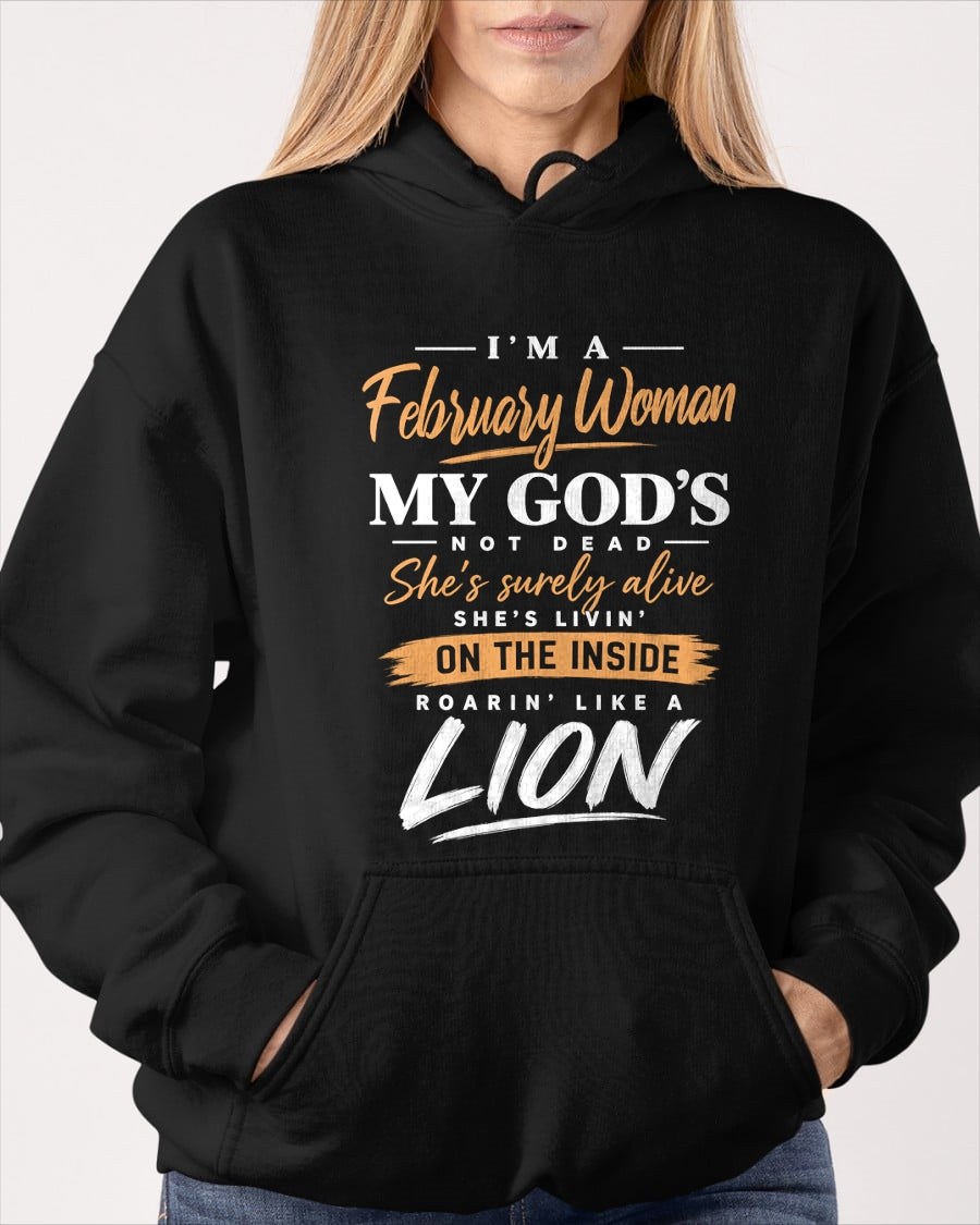 ccdi02 - I’M A FEBRUARY WOMAN MY GOD’S NOT DEAD - FMA (SKU2608-507-02)