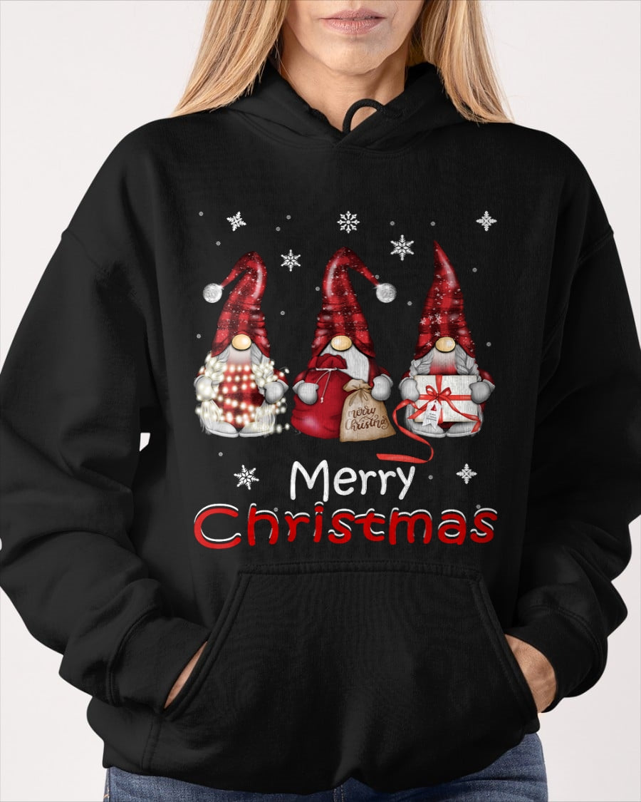 Gnome tShirt Gifts Funny Family Christmas Shirts Women T-Shirt (SKU-MRCM-16) FMA