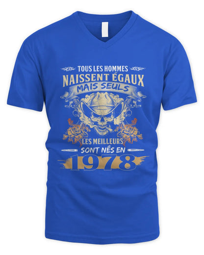 TOUS LES HOMMES NAISSENT ÉGAUX MAIS SEULS LES MEILLEURS SONT NÉS EN Fr1978