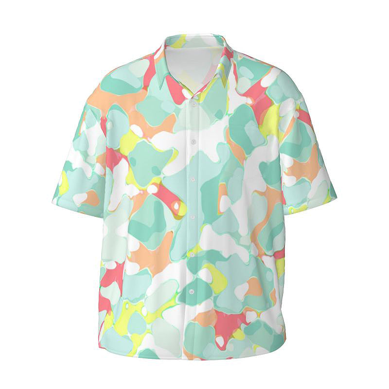Hawaiian Shirt – 2025 3D Print Hawaiian Short Sleeve Shirt – Casual Summer Wear