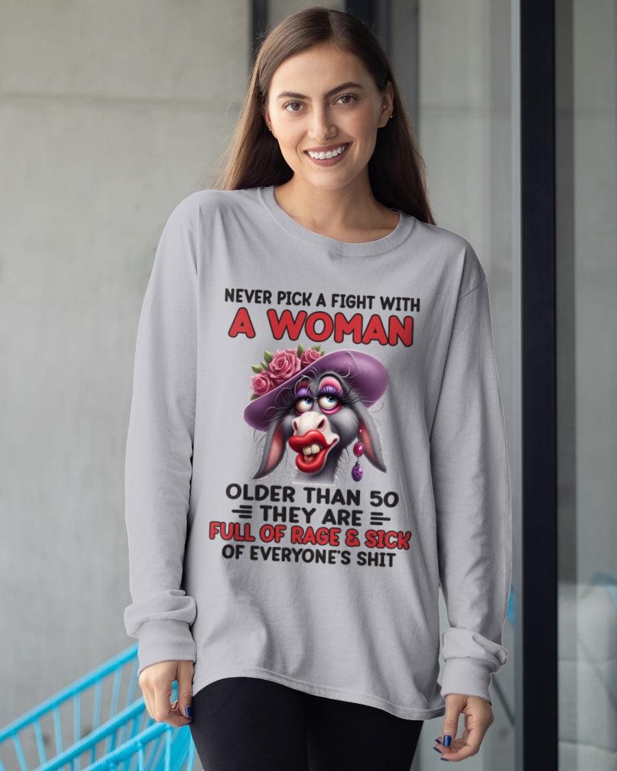 ccdi00 - NEVER PICK A FIGHT WITH A WOMAN OLDER THAN 50 - (SKU2603-38)