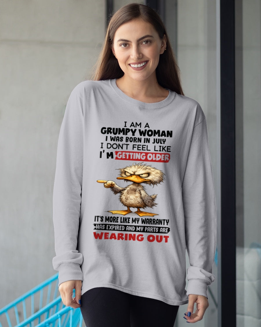 ccdi07 - Funny Grumpy Woman Shirt Born in July – Birthday Gift Idea - FMA (SKU2602-175-07)