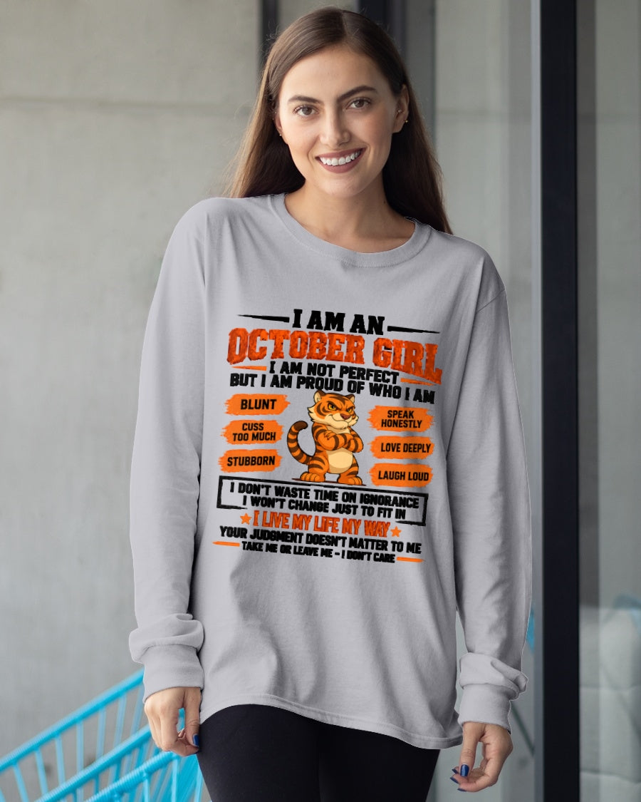 "I AM AN OCTOBER GIRL" - Birthday Gift For October Girls - FMA ccdi10 (SKU2609-317-10)