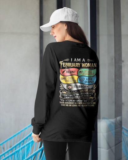 "I AM A FEBRUARY GIRL" - Birthday Gift For February Girls - FMA ccdi02 (SKU2604-57-02)