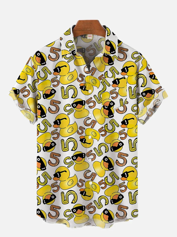 Hawaiian Shirt – Men's 3D Animal Graphic Vacation Shirt