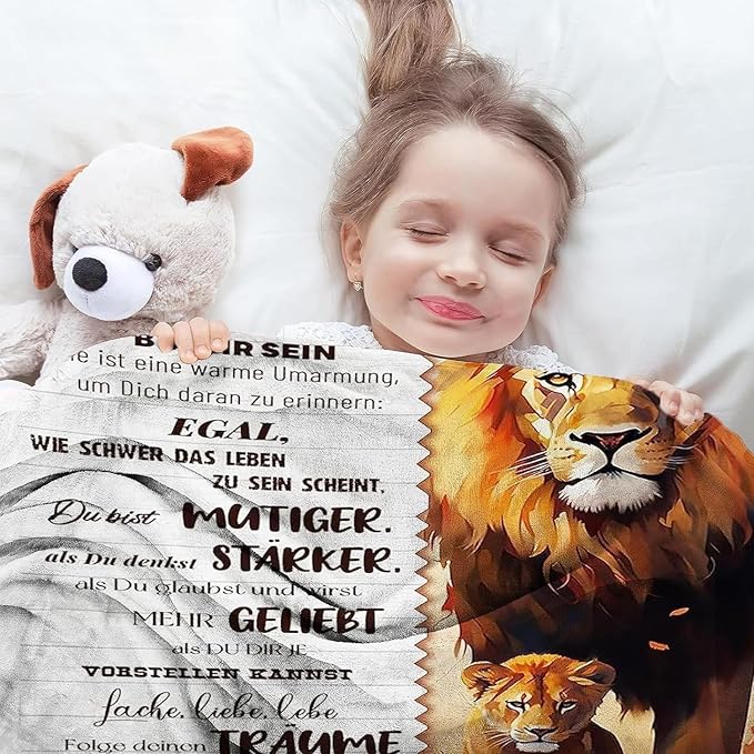 Besonderes Geschenk für deine Tochter – Decke von Papa