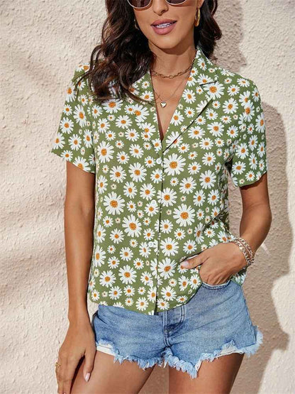 Hawaiian Shirt – Hawaiian Resort Shirt for Women – Short Sleeve