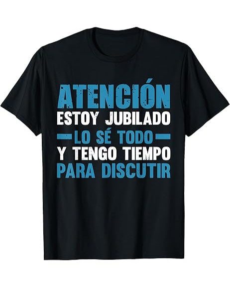CAMISETA DIVERTIDA PARA JUBILADOS - REGALO DE CUMPLEAÑOS PARA HOMBRES / MUJERES - CCDI00sp
