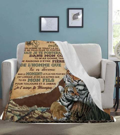 Cadeau Spécial Pour Ton Fils Couverture - De Maman (SKU-CHAU-B06)