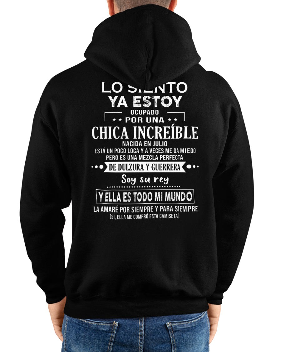 Lo siento chicas, ya estoy pillado - Mi novia está un poco loca y es adorable - Regalo especial para tu novio o esposo - (SKU04-156-07) - CCDI07