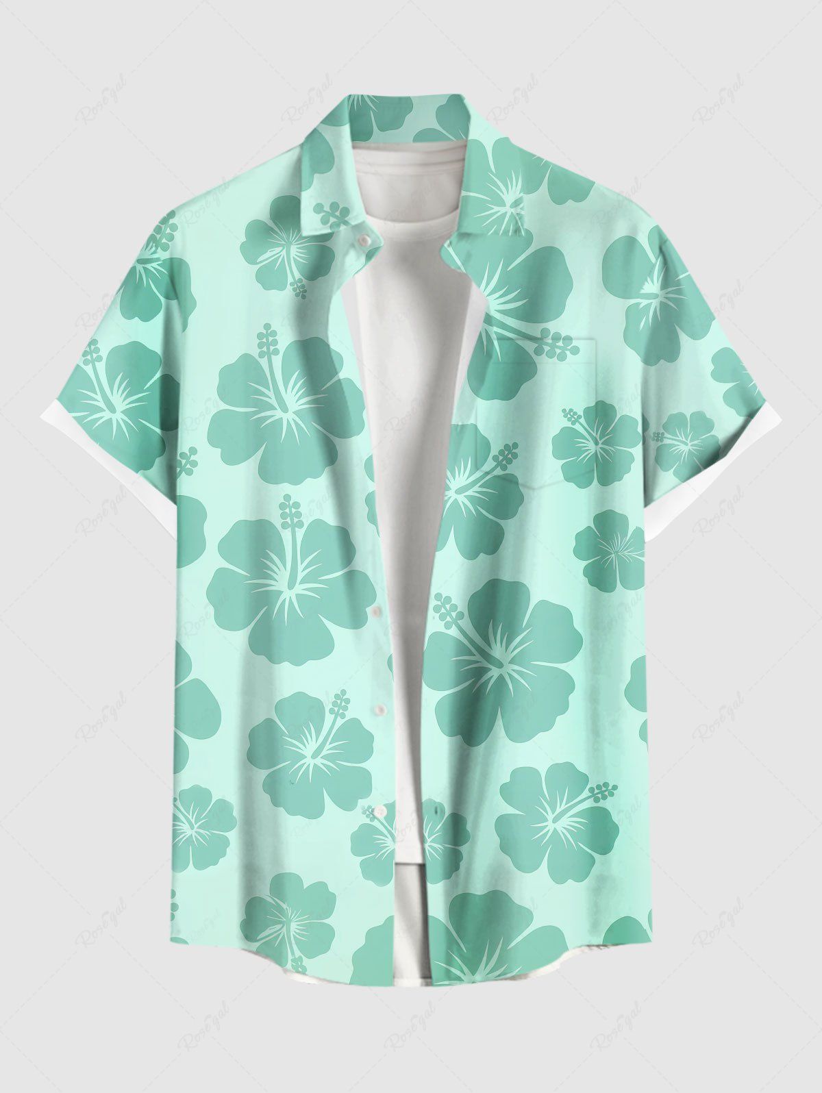 Hawaiian Shirt – 3D Print Hawaiian Shirt – Men’s Oversized Summer Holiday Top