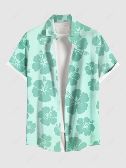 Hawaiian Shirt – 3D Print Hawaiian Shirt – Men’s Oversized Summer Holiday Top