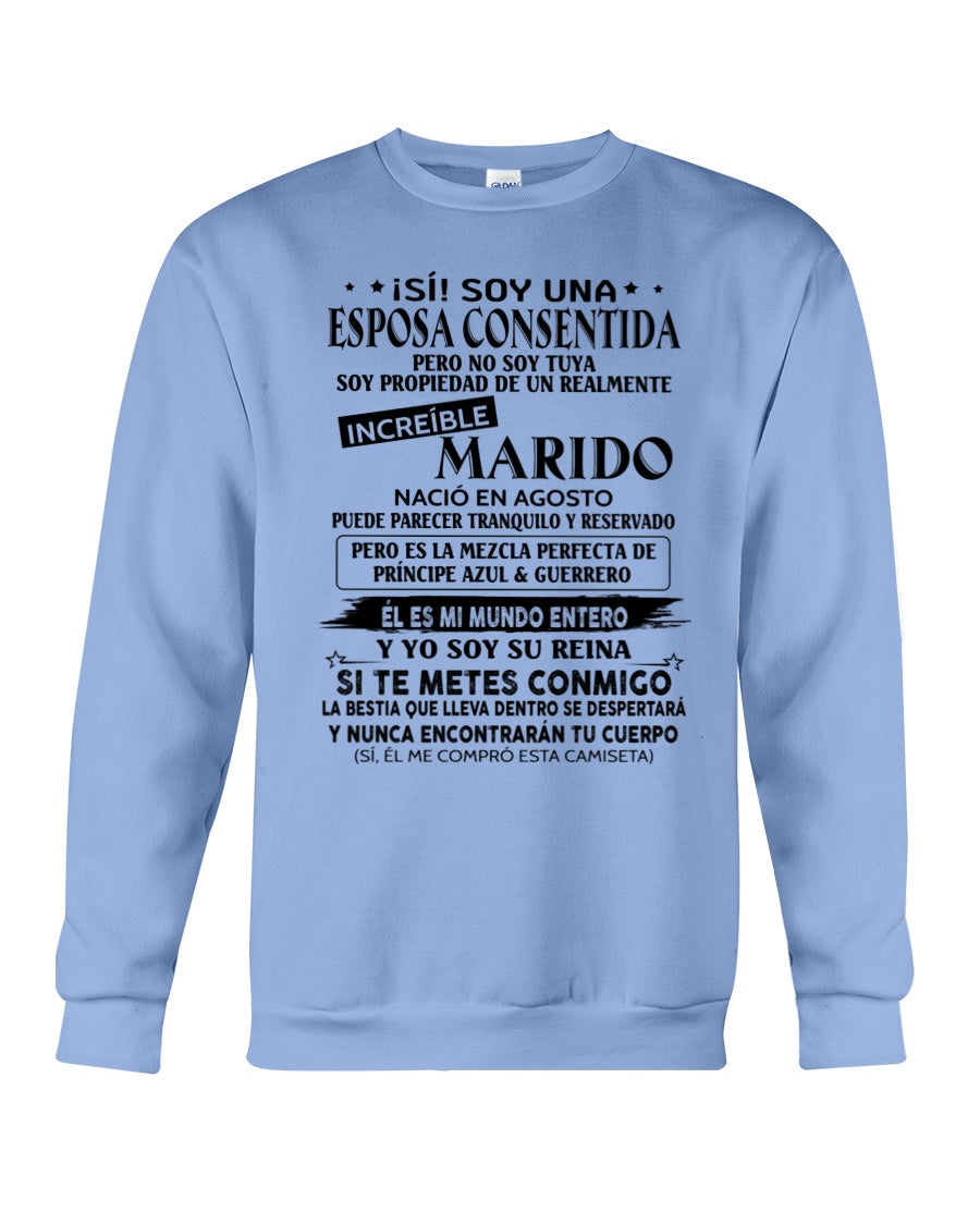 Agosto - Esposo nacido en agosto - Regalo especial para Esposa - T08 (Sku.TbnA3)