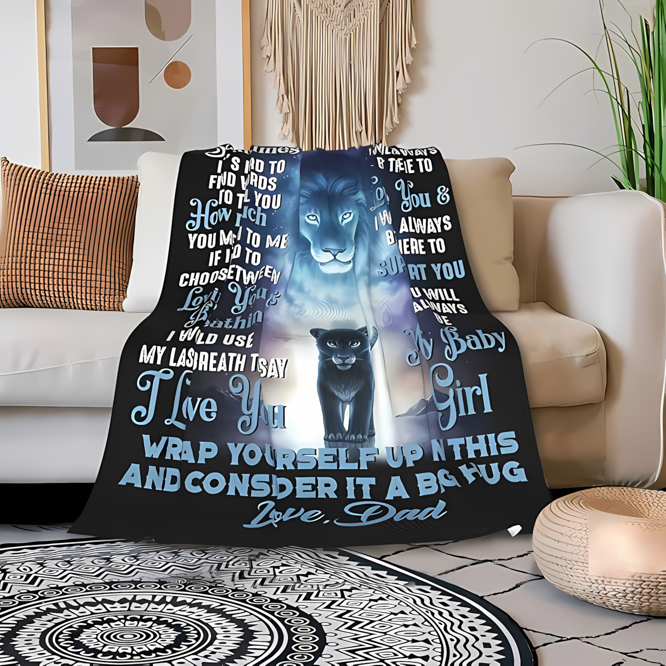 Special Gift For Your Daughter Blanket - From Dad (SKUB10-91)