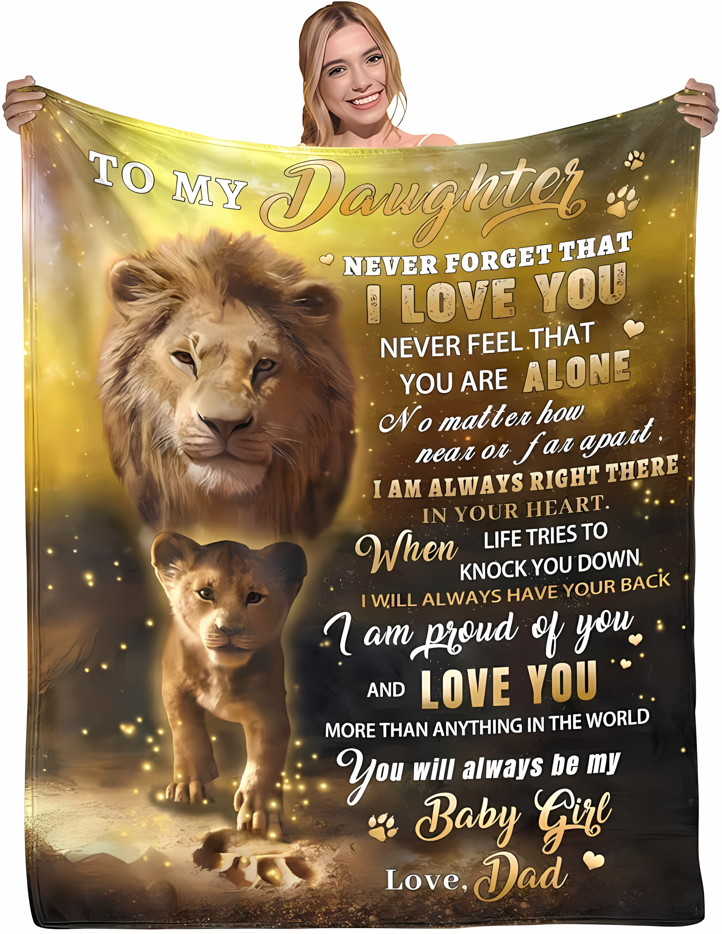 Special Gift For Your Daughter Blanket - From Dad